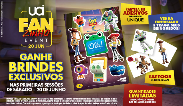 FANZINHO EVENT TOY STORY 5