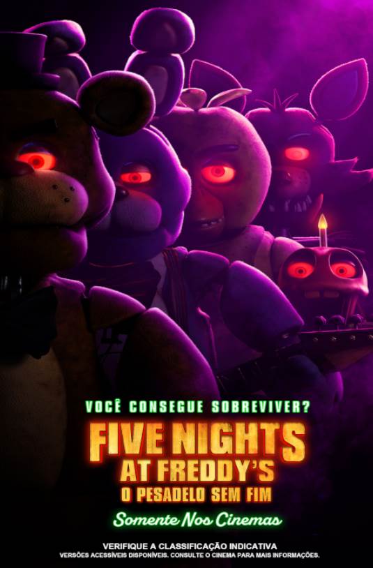 Five Nights at Freddy's - O Pesadelo Sem Fim' estreia nos cinemas